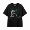 Remera Algodón Estampado Arte Abstracto Urbano Oversize
