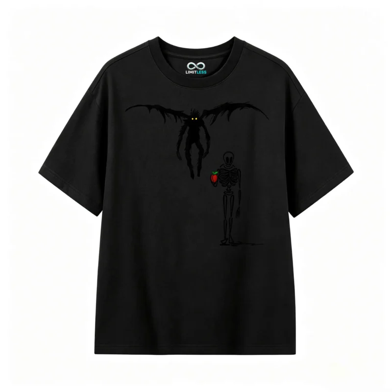 Remera Algodón Diseño Fantasía Oscura Estampado Premium