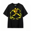 主图_1 Remera Algodón Estampado Esqueleto Neon Oversize Urbano Trendy