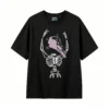 主图_1 Remera Algodón Estampado Calavera Estilo Dark Aesthetic