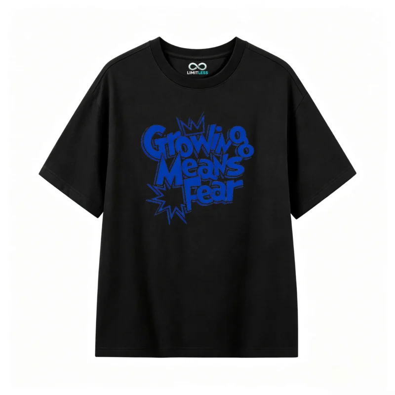主图_1 Remera estampada Growing Means Fear