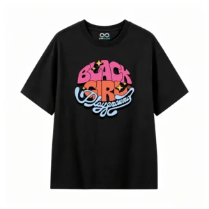 主图_1 Remera estampada Black Girl retro
