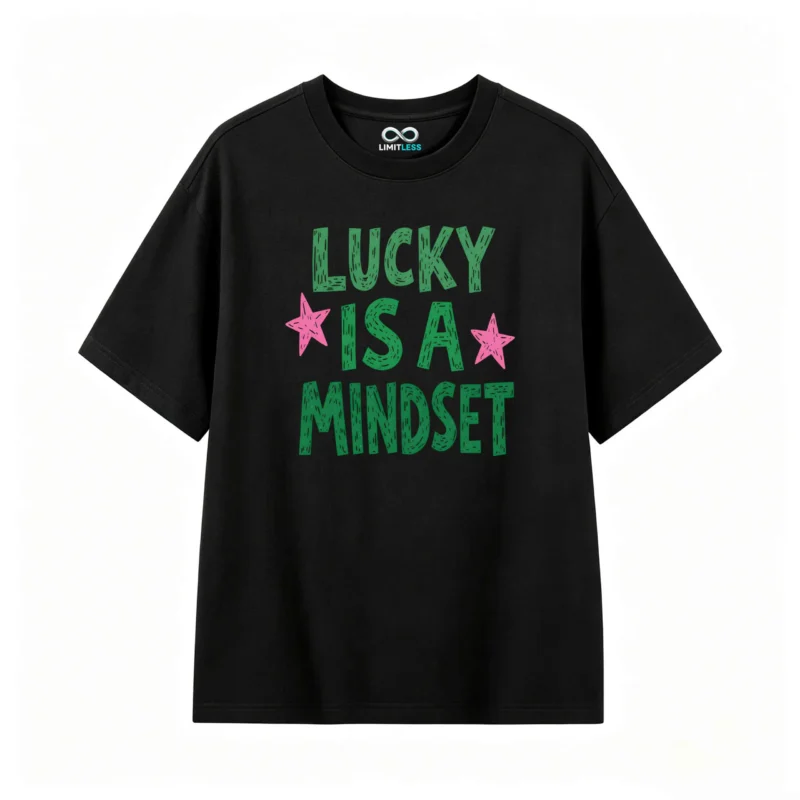 主图_1 Remera estampada Lucky Is A Mindset