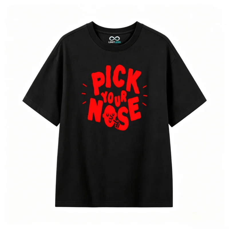 Remera graciosa Pick Your Nose diseño divertido