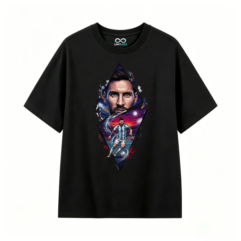 MESSI ARGENTINA 10 GRAPHIC COTTON TEE FOR SOCCER FANS