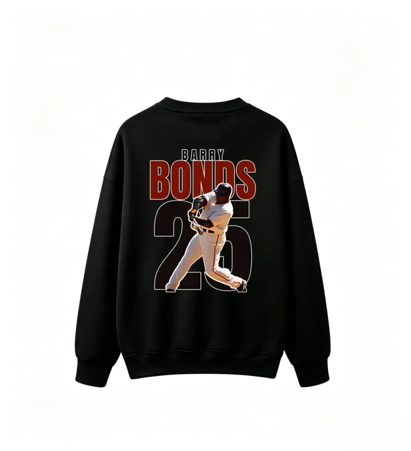 主图_1 Barry Bonds 25 Baseball Legend Graphic Sweatshirt