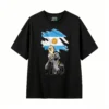 Remera Conmemorativa Messi Copa Mundial, Algodón para Hinchas Albicelestes