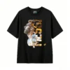 主图_1 Remera Algodón Retrato Messi Letras Verticales para Hinchas Argentinos