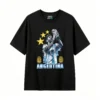 Remera Algodón Messi Campeón Tres Estrellas Copa Mundial Argentina