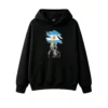 Buzo polar GOAT Messi con bandera argentina y trofeo del Mundial