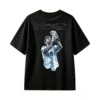 Remera algodón estampa trasera Messi con Copa del Mundo y letra MESSI