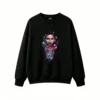 Sudadera polar estampa gráfica de Messi en el pecho