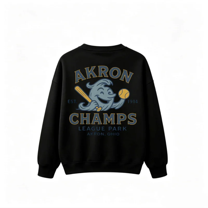 Akron Champs Est 1914 Vintage Baseball Sweatshirt