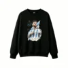 Sudadera polar retrato artístico de Messi