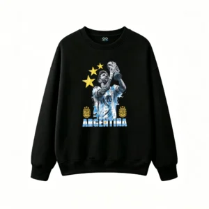 主图_1 Sudadera Messi con Copa del Mundo y tres estrellas de Argentina