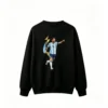 Sudadera polar estampa trasera de Messi celebrando