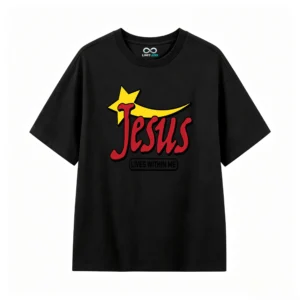 Remera estampada Jesus estrella