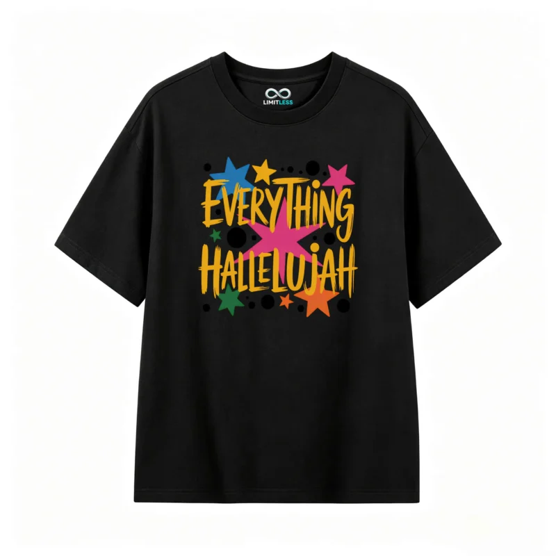 主图_1 Remera estampada Everything Hallelujah full color