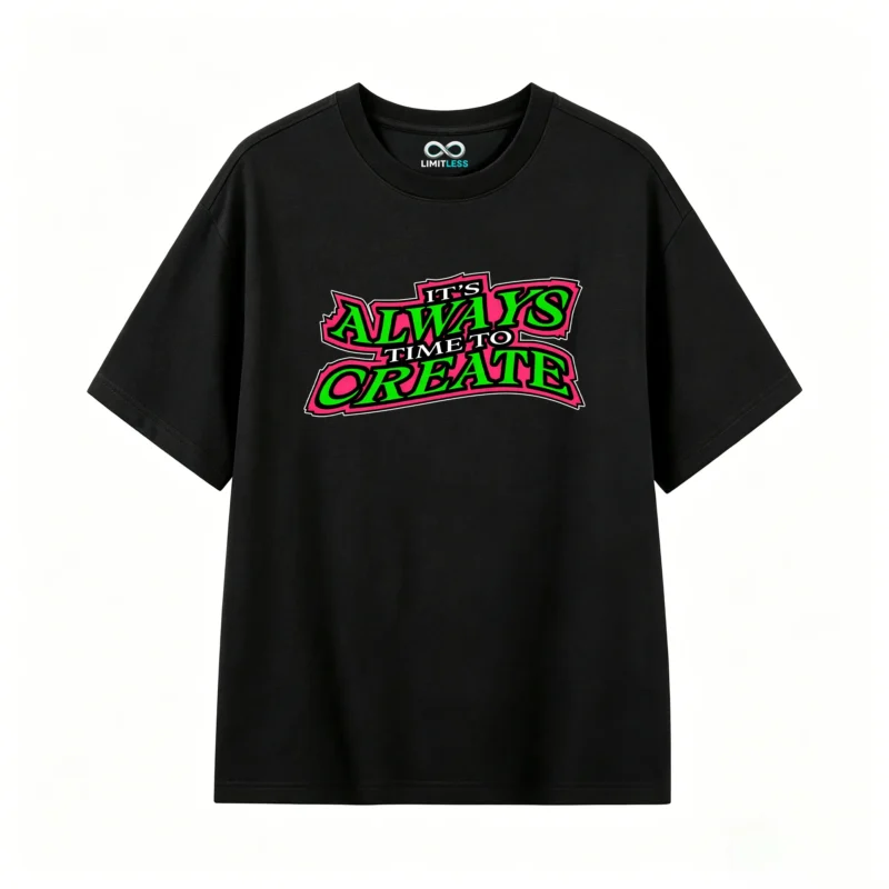 主图_1 Remera estampada Always To Create gráfico