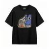 Remera estampada zapatilla retro arte
