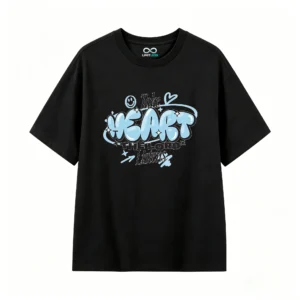 主图_1 Remera estampada corazón gráfico