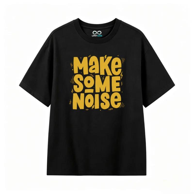 主图_1 Remera estampada Make Some Noise gráfico
