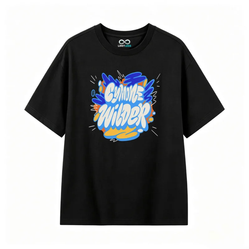 Remera estampada Cymone Wilder grafiti