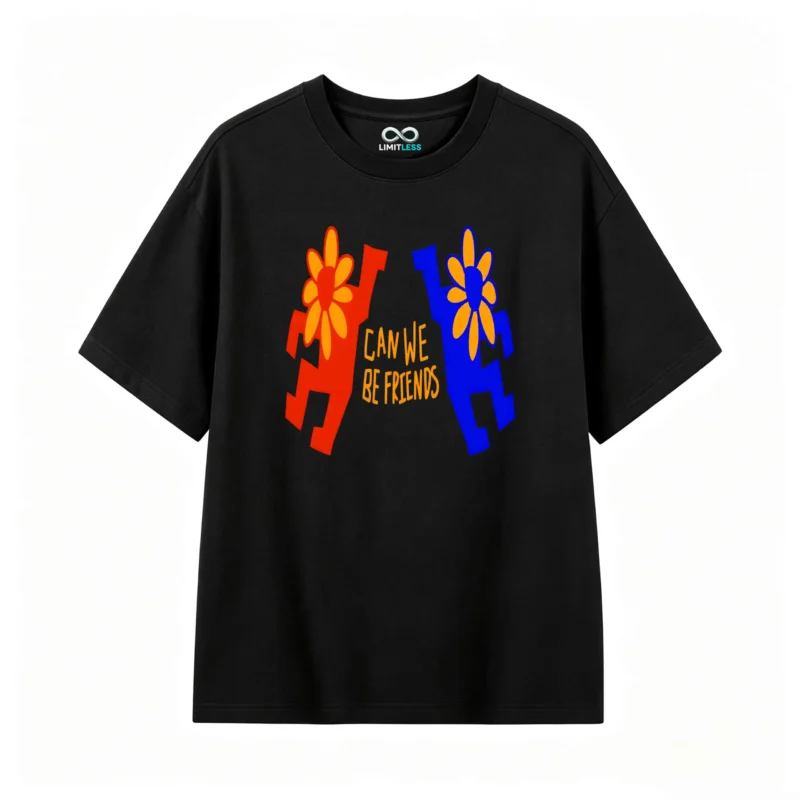 主图_1 Remera estampada flores diseño gráfico