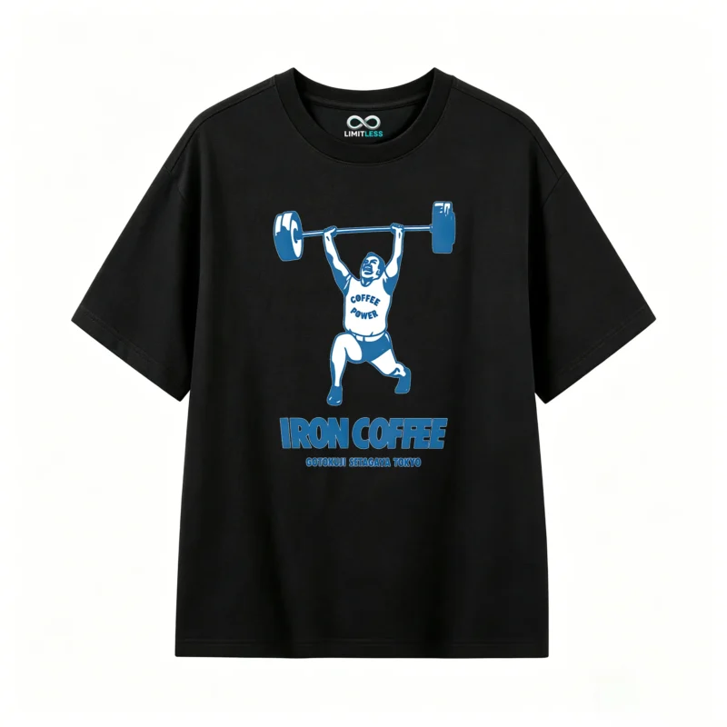 Remera Iron Coffee estampada gym fitness