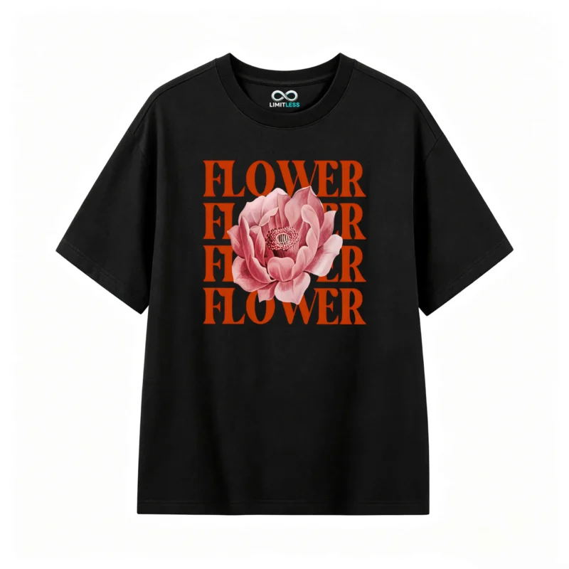 主图_1 Remera estampada floral vintage gráfico