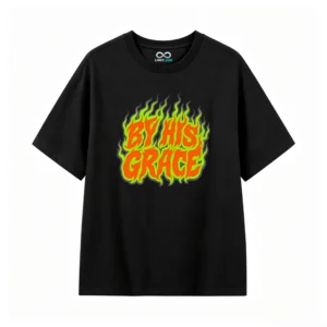 主图_1 Remera estampada By His Grace fuego
