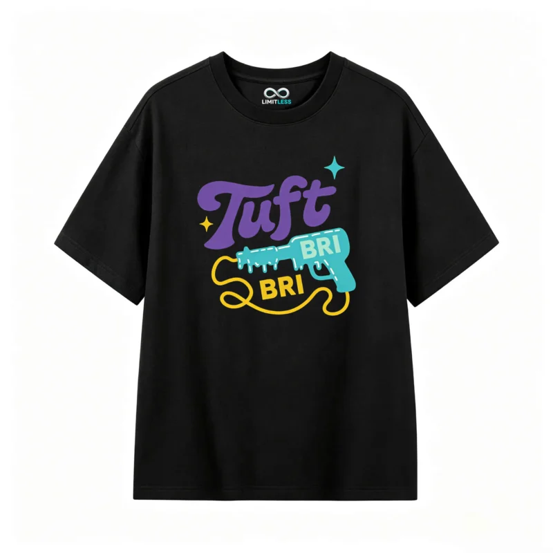 主图_1 Remera estampada tufting gun diseño artístico
