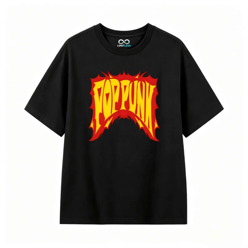 Remera pop punk estampada rock