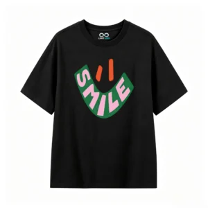 主图_1 Remera estampada sonrisa vintage
