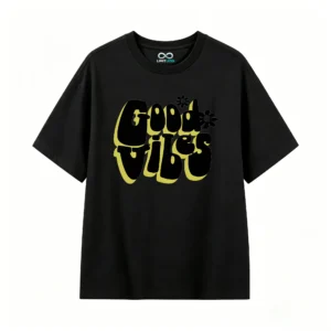 主图_1 Remera Good Vibes estampada retro