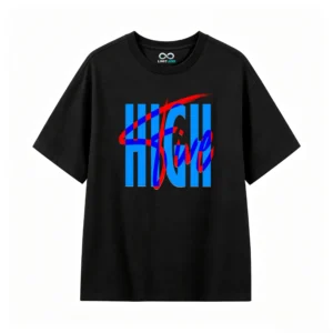 Remera estampada High Five gráfico