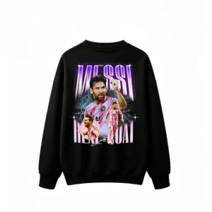 主图_1 Lionel Messi GOAT Inter Miami Graphic Sweatshirt