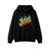 主图_1 Buzo capucha, estampa Jesús fuego vintage