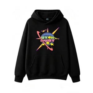 Buzo capucha Stardust, diseño Y2K