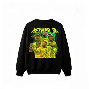 Neymar Jr Brazil Football Legend Graphic Sweatshirt