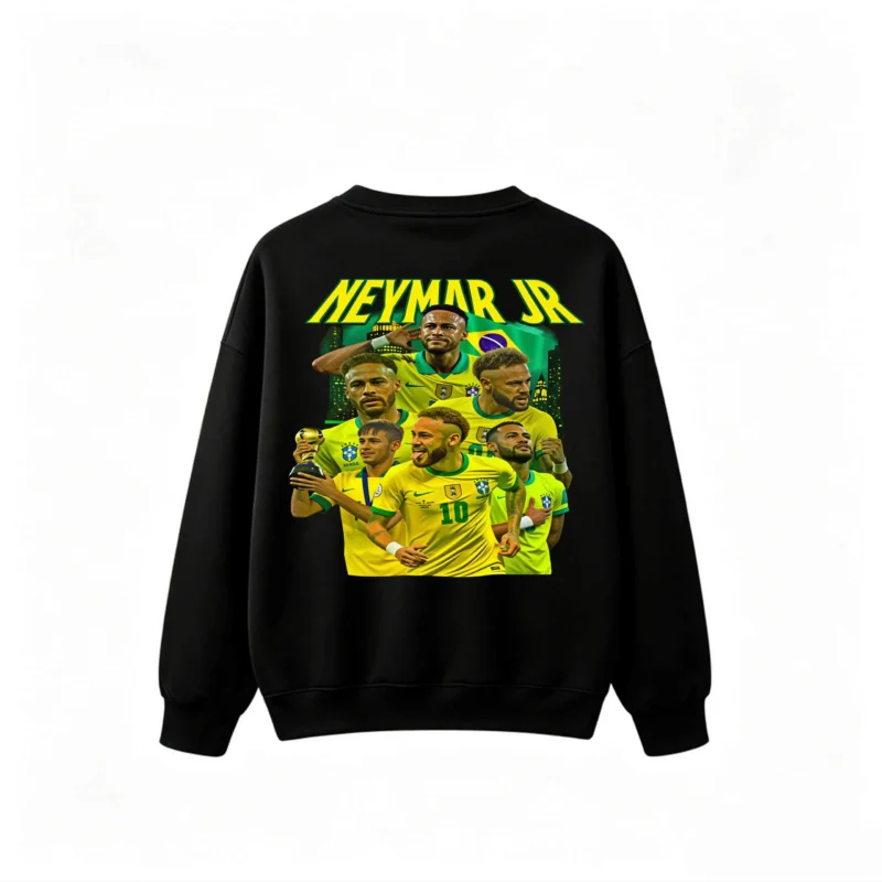 Neymar Jr Brazil Football Legend Graphic Sweatshirt