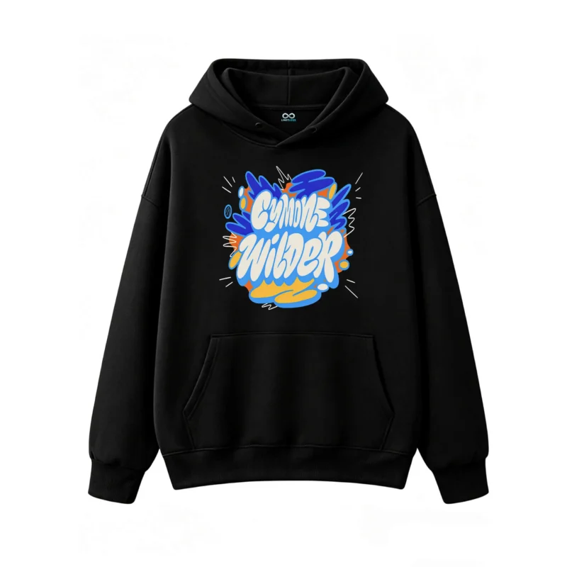 主图_1 Buzo capucha Cymone Wilder, grafiti estampado