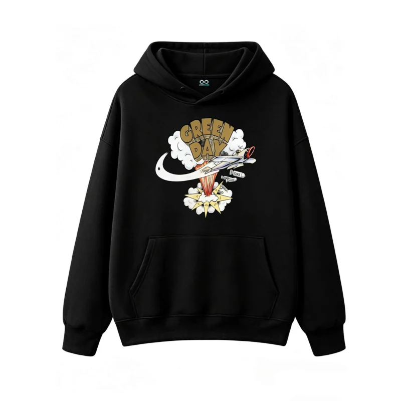 主图_1 Buzo capucha Green Day Dookie, estampa rock