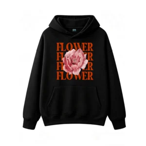 主图_1 Buzo capucha, flor vintage diseño original