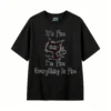 主图_1 It's Fine Everything Is Fine Funny Cat T-Shirt