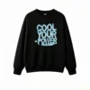 Buzo cuello redondo, estampa Cool Your Power urbano