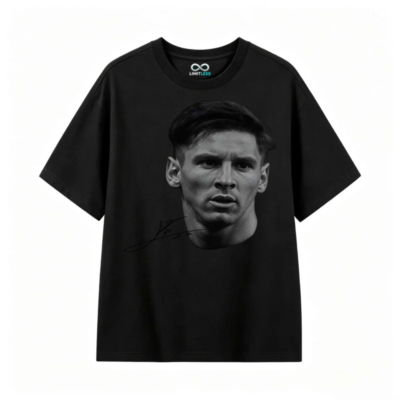 主图_1 Lionel Messi Signature Portrait T-Shirt