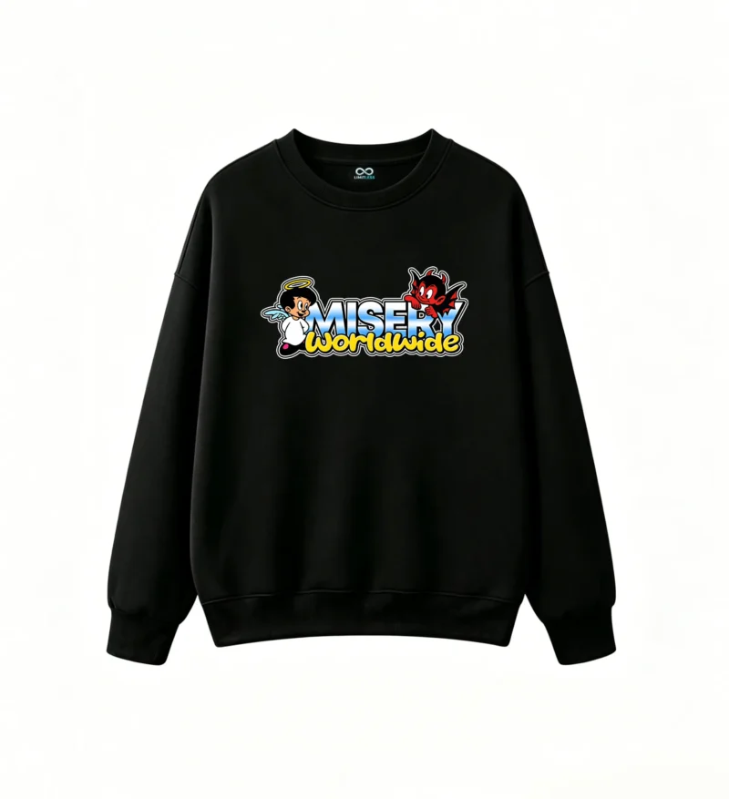 主图_1 Buzo cuello redondo, Misery Worldwide vintage urbano