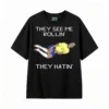 主图_1 They See Me Rollin' They Hatin' Funny Soccer Player T-Shirt