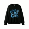 Buzo cuello redondo, estampa Child Of God diseño urbano